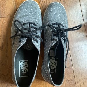 Vans Grey with White Dots - 8.5